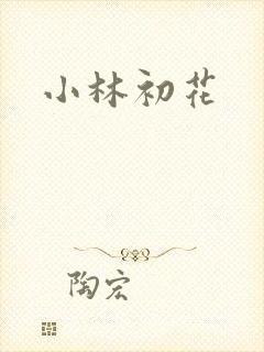 小林初花封面