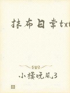 抹布日常txt