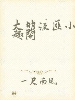 大明流匪小说笔趣阁