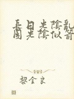 长日光阴乱作一团光阴似箭时渺渺笔趣封面