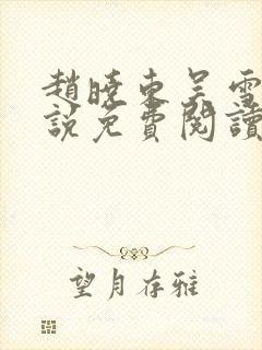 赵晓东吴雪晴小说免费阅读