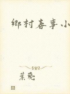 乡村春事小说