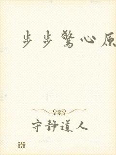 步步惊心原著封面