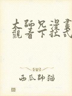 大师兄漫画免费观看下拉式六漫画