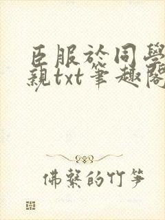 臣服于同学的母亲txt笔趣阁