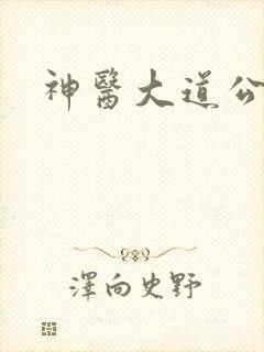 神医大道公2封面