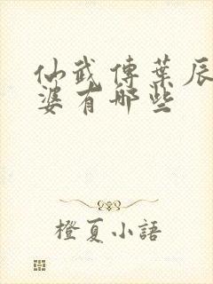 仙武传叶辰的老婆有哪些