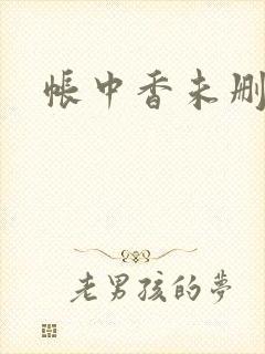 帐中香未删减封面