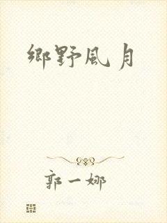乡野风月封面