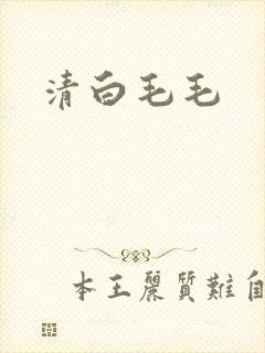 清白毛毛