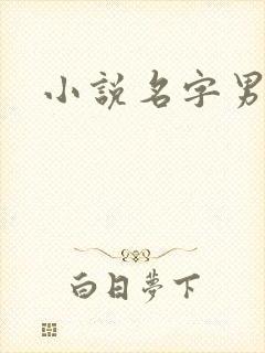 小说名字男生封面
