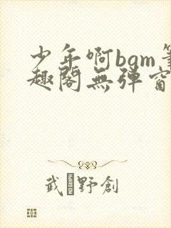 少年啊bgm笔趣阁无弹窗免费