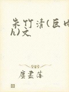 朱竹清(巨肉高h)文