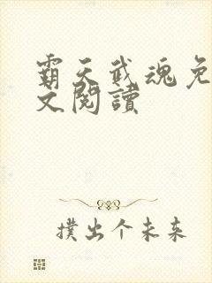 霸天武魂免费全文阅读