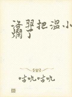 洛羿把温小辉做烂了