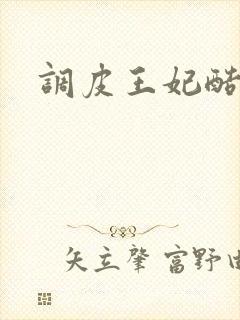 调皮王妃酷王爷