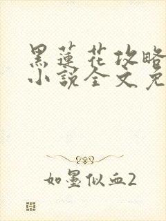 黑莲花攻略手册小说全文免费阅读笔趣阁