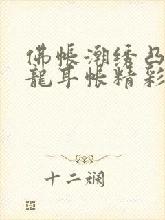 佛帐潮绣凸浮双龙耳帐精彩片段