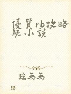 优质rb攻略系统小说封面