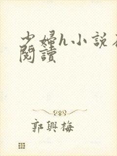 少妇h小说在线阅读