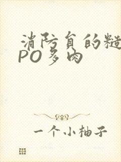 消防员的糙汉文PO多肉封面