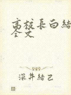 高校长白结小说全文