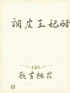 调皮王妃酷王爷