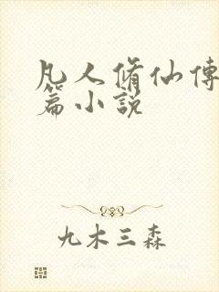 凡人修仙传人界篇小说