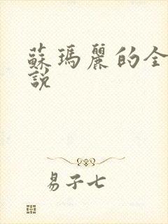 苏玛丽的全部小说