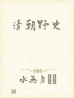 清朝野史