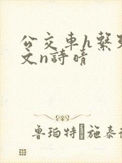 公交车h系列辣文n诗晴