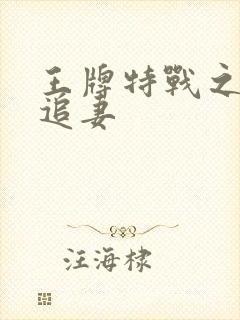 王牌特战之军少追妻封面