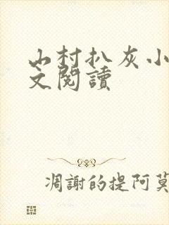 山村扒灰小说全文阅读