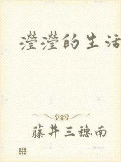 滢滢的生活日记封面