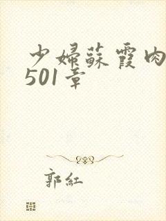 少妇苏霞肉欲第501章