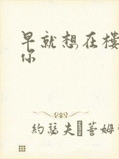 早就想在楼梯要你