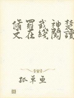 修罗武神楚枫全文在线阅读