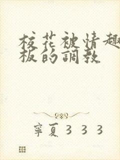 校花被情趣店老板的调教封面