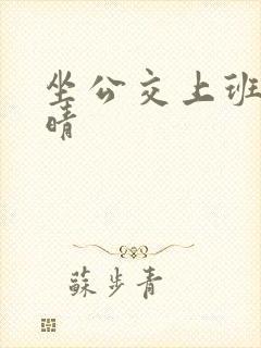 坐公交上班的苏晴