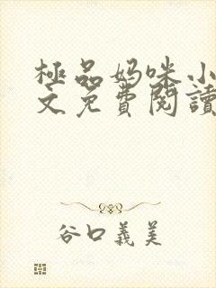 极品妈咪小说全文免费阅读