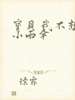 宝贝 我不想带小雨伞封面