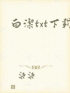白洁txt下载