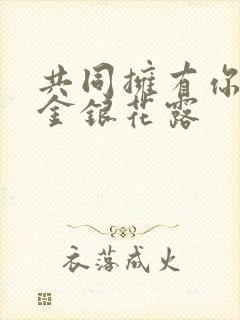 共同拥有你by金银花露