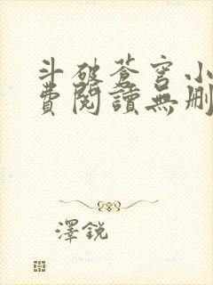 斗破苍穹小说免费阅读无删减全文封面