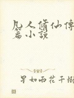 凡人修仙传人界篇小说