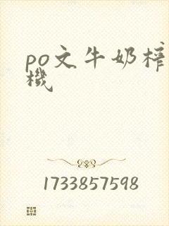 po文牛奶榨汁机