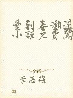 爱到春潮滚滚来小说免费阅读