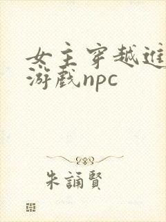 女主穿越进18游戏npc