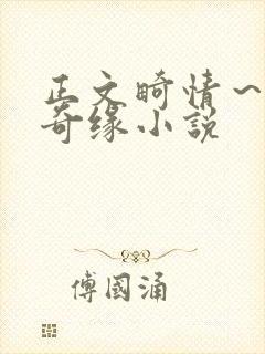 正文畸情～内裤奇缘小说封面