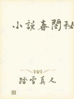 小说春闺秘史